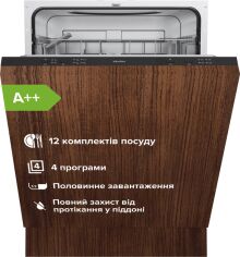 Акція на Вбудовувана посудомийна машина Interline DWI 365 P1 TSH BA+ від Rozetka