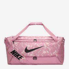 Акція на Спортивна сумка жіноча Nike Nk Brsla M Duff - 9.5 Aop Sp25 HJ8248-699 Рожева від Rozetka