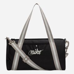 Акція на Спортивна сумка жіноча тканинна Nike Nk Heritage Duff - Retro DR6261-014 Чорна від Rozetka