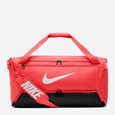 Акція на Спортивна сумка тканинна Nike Nk Brsla M Duff - 9.5 (60L) DH7710-814 Червона від Rozetka