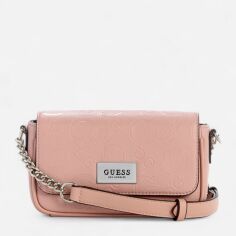 Акція на Сумка крос-боді жіноча маленька Guess 705104162 Рожева від Rozetka