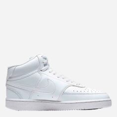 Акція на Жіночі черевики низькі Nike Wmns Court Vision Mid CD5436-100 38 Білі від Rozetka
