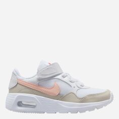 Акція на Дитячі кросівки для дівчинки Nike Air Max Sc (Psv) CZ5356-122 28.5 Білий/Коричневий від Rozetka