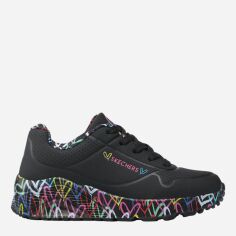 Акція на Дитячі кросівки для дівчинки Skechers 314976L-BKMT 27.5 Чорні від Rozetka