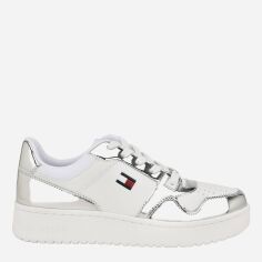 Акція на Жіночі кеди низькі Tommy Hilfiger 496632548 38 Білі від Rozetka
