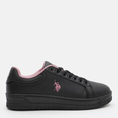Акція на Жіночі кеди низькі U.S. Polo Assn 4M,Marlon Glb 4Fx 101530461 36 Чорний\Рожевий від Rozetka