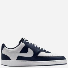 Акція на Чоловічі кеди низькі Nike Court Vision Lo HM9862-400 44.5 (10.5US) Темно-сині з білим від Rozetka