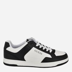 Акція на Чоловічі кеди низькі Guess 551089880 46 Чорний/Білий від Rozetka