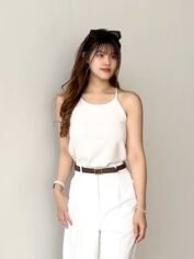 Акція на Майка жіноча Uniqlo 362998699 S Молочна від Rozetka
