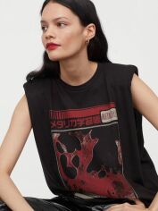 Акція на Майка жіноча H&M Metallica 946108002c26 M Чорна від Rozetka