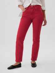 Акція на Джинси Slim Fit жіночі GAP 219603288 29 Бордові від Rozetka