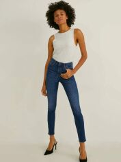Акція на Джинси Skinny жіночі C&A 2179465c19 34 Сині від Rozetka