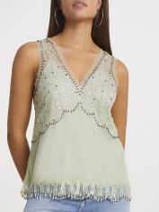 Акція на Топ жіночий River Island XAZ377746PRSE 32 М'ятний від Rozetka