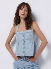 Акція на Топ жіночий Colin's CL1074986DN44350 S Drop Indigo Wash від Rozetka