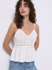 Акція на Топ жіночий Colin's CL1074538OFW L Off White від Rozetka