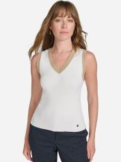 Акція на Топ жіночий Tommy Hilfiger 757555579 L Молочний від Rozetka