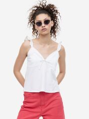 Акція на Топ жіночий H&M 1147832002c26 L Білий від Rozetka