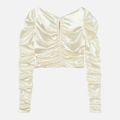Акція на Топ жіночий H&M 940708002c26 M Молочний від Rozetka