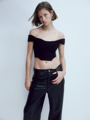 Акція на Топ жіночий H&M 1174870002c26 36 Чорний від Rozetka
