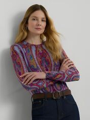 Акція на Лонгслів довгий жіночий Ralph Lauren 553122204 2XL Різнокольоровий від Rozetka