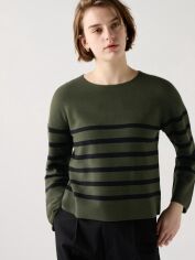 Акція на Джемпер жіночий Uniqlo 999068943 S Зелений від Rozetka