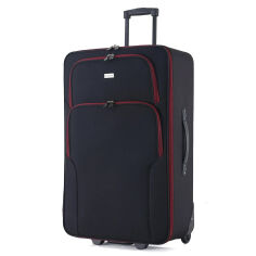 Акція на Чемодан 28 L Black-Red Lines T5680-3 Semi Line DAS303171 від Podushka