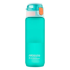 Акція на Бутылка для воды 800 мл Matte Ardesto AR2281MB голубая від Podushka