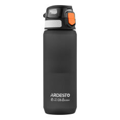 Акція на Бутылка для воды 800 мл Matte Ardesto AR2281ML черная від Podushka