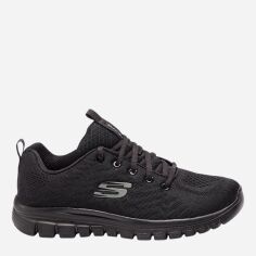 Акція на Жіночі кросівки Skechers 12615-BBK 37 Чорні від Rozetka