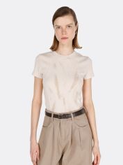 Акція на Футболка бавовняна жіноча Colin's CL1073152LBG M Light Beige від Rozetka