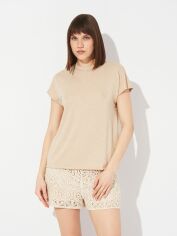 Акція на Футболка жіноча H&M 926796p11 M Бежева від Rozetka