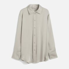 Акція на Сорочка жіноча H&M 1009924014c26 XL Сіра від Rozetka