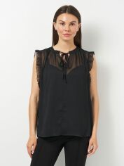 Акція на Блузка жіноча C&A 2231682p12 44 Чорна від Rozetka