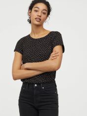 Акція на Блузка жіноча H&M 610776001c26 M Чорна від Rozetka