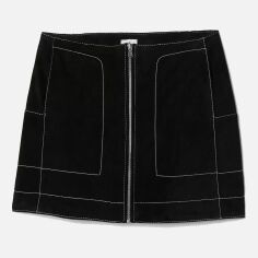 Акція на Спідниця замшева літня жіноча H&M 659301001c26 36 Чорна від Rozetka