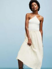 Акція на Спідниця довга літня жіноча H&M 1063745002c26 S Бежева від Rozetka