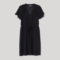 Акція на Сукня міді літня жіноча H&M XAZ333068QXAC L Чорна від Rozetka