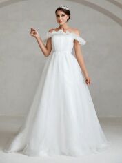 Акція на Весільне плаття жіноче SHEIN GD-00121436 XS Біле від Rozetka
