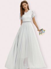 Акція на Весільне плаття жіноче SHEIN GD-00149997 S Біле від Rozetka