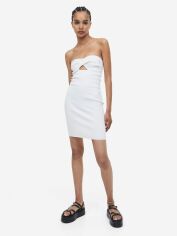 Акція на Сукня літня жіноча H&M 1145527002c26 S Біла від Rozetka