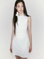 Акція на Сукня коротка літня жіноча H&M 1219245006c26 S Біла від Rozetka