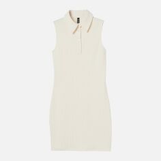 Акція на Сукня літня жіноча H&M 1012906002c26 M Молочна від Rozetka