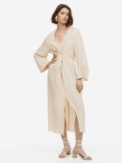 Акція на Сукня довга літня жіноча H&M 1167150003c26 L Бежева від Rozetka