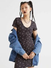 Акція на Сукня літня жіноча H&M 1095309001c26 XS Сіра від Rozetka
