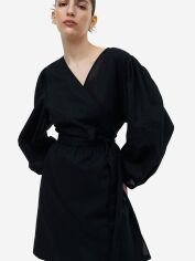 Акція на Сукня літня жіноча H&M 1161640001c26 XL Чорна від Rozetka