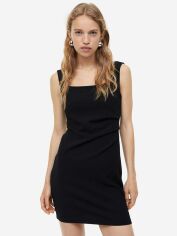 Акція на Сукня літня жіноча H&M 1158698001c26 XL Чорна від Rozetka