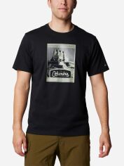 Акція на Футболка бавовняна чоловіча Columbia CSC Seasonal Logo Tee 1991036009 M Чорна від Rozetka