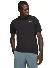 Акція на Футболка довга чоловіча Nike M Nk Df Tee Dfc Crew Solid AR6029-010 S Чорна від Rozetka