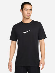 Акція на Футболка довга чоловіча Nike M Nk Df Tee Verbiage HJ3613-010 XL Чорна від Rozetka