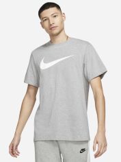 Акція на Футболка довга чоловіча Nike M Nsw Tee Icon Swoosh DC5094-063 S Сіра від Rozetka